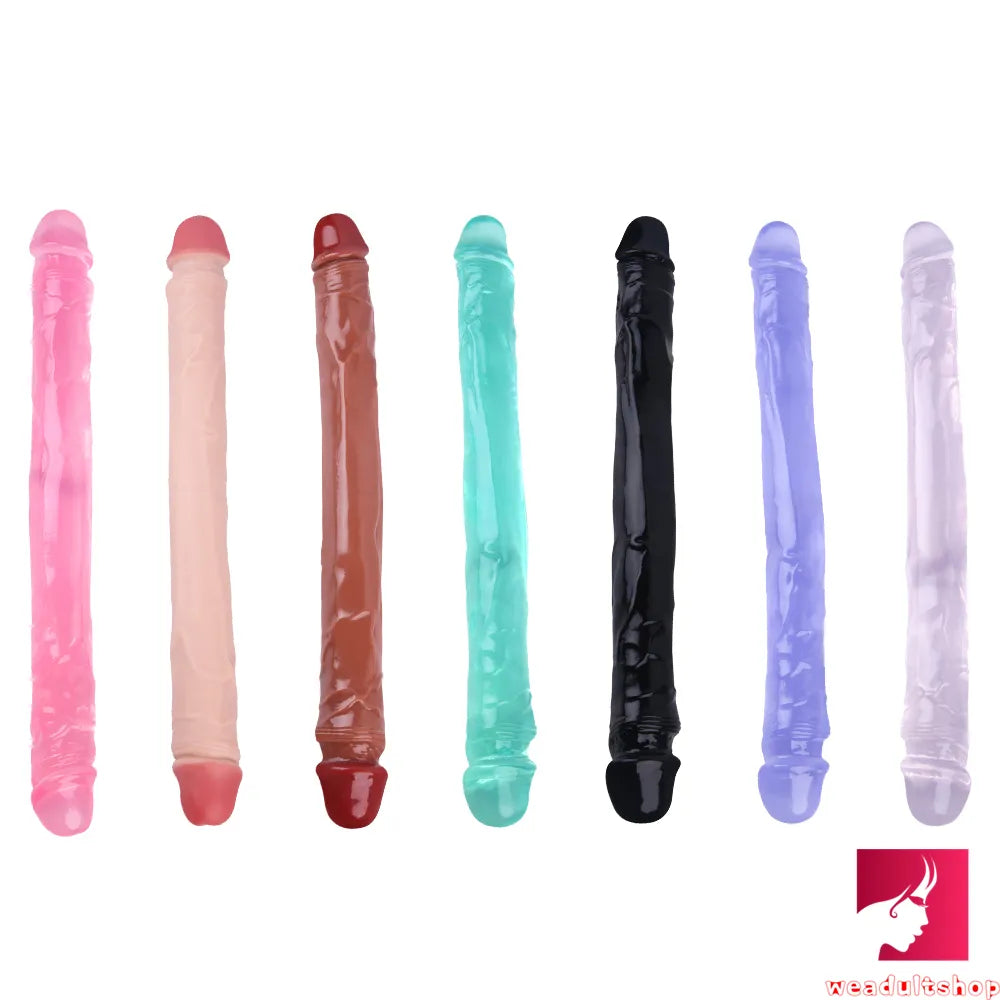 15.55in Women Sex Masturbation Double Ended Dildo Adult Toy