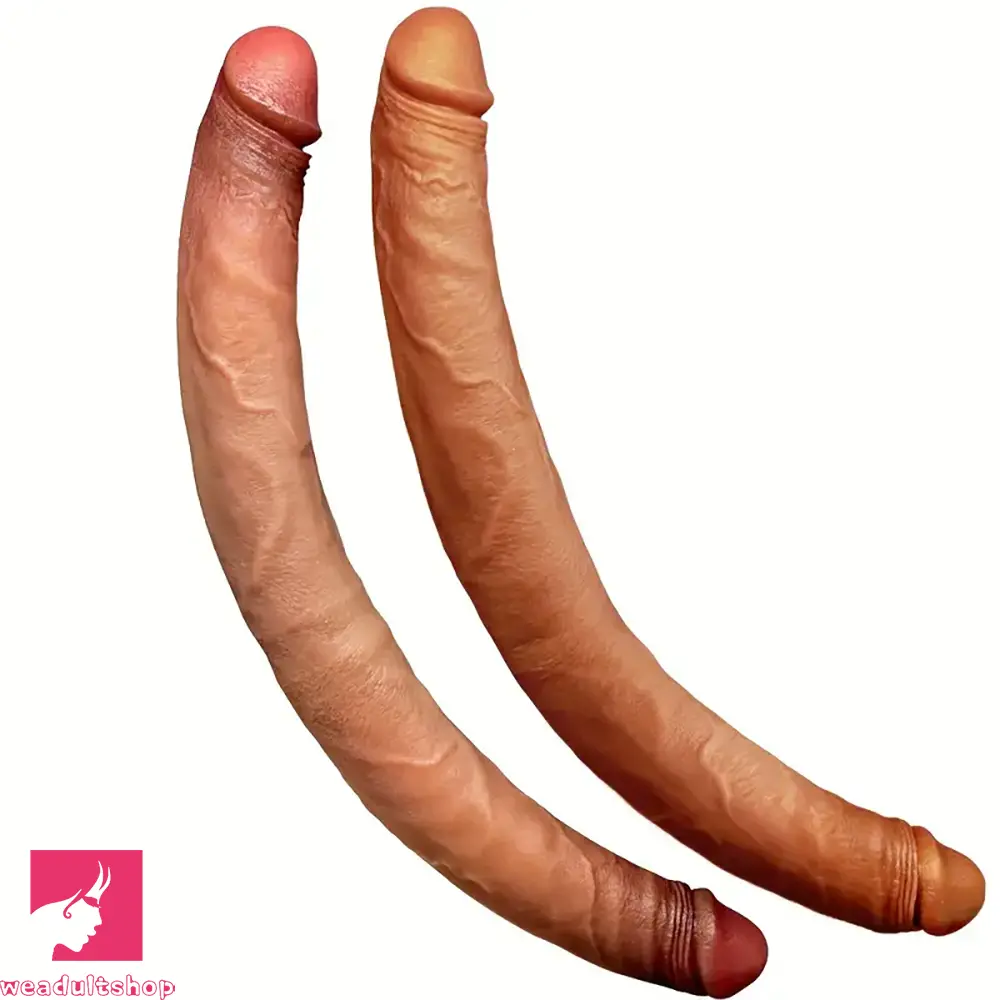 15.74in Soft Silicone Double-Headed Huge Long Anal Dildo For Vagina