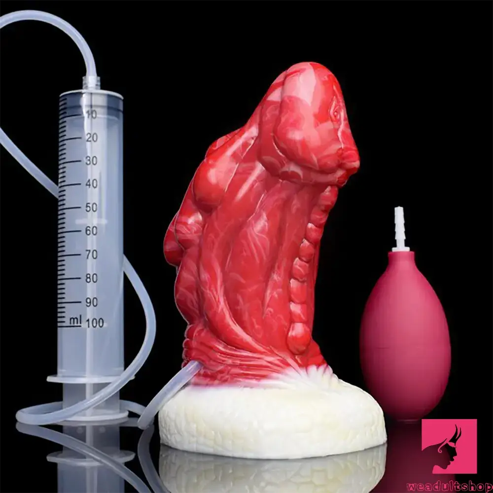 6.5in Fantasy Monster Silicone Soft Dragon Ejaculating Men Dildo