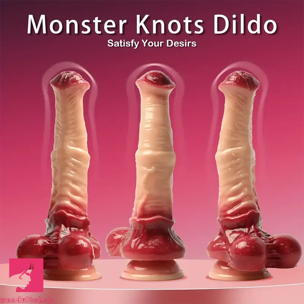 7.48in 9.64in 11.02in Silicone Soft Big Monster Horse Dildo For Real Love