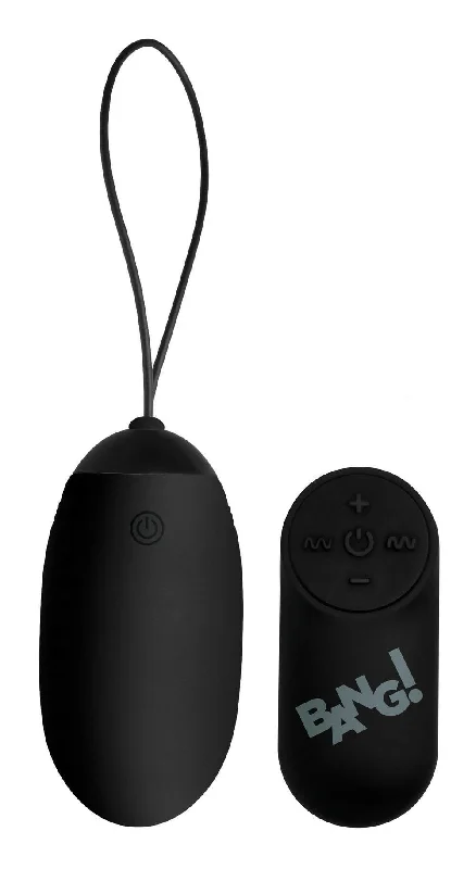 Bang XL Silicone Vibrating Egg - Black