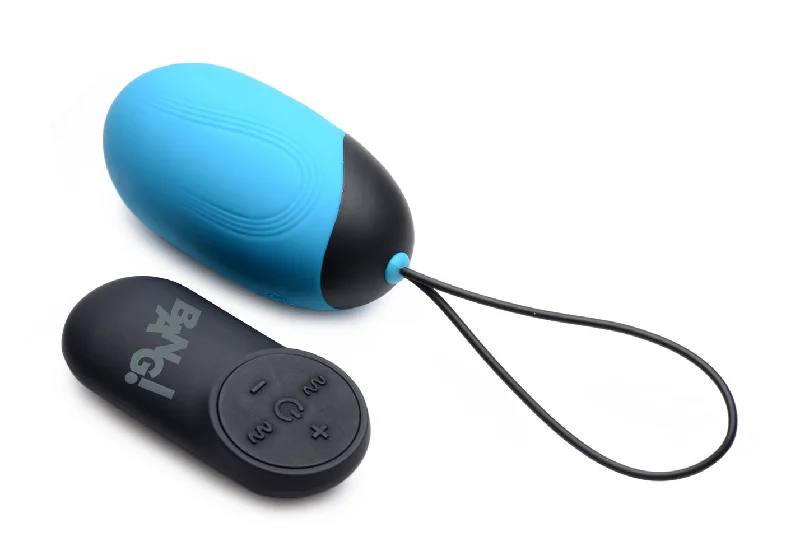 Bang XL Silicone Vibrating Egg - Blue