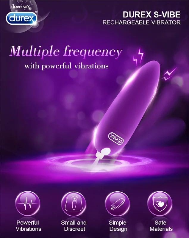 Durex S-VIBE Bullet Wireless Vibration Jump Egg For Women