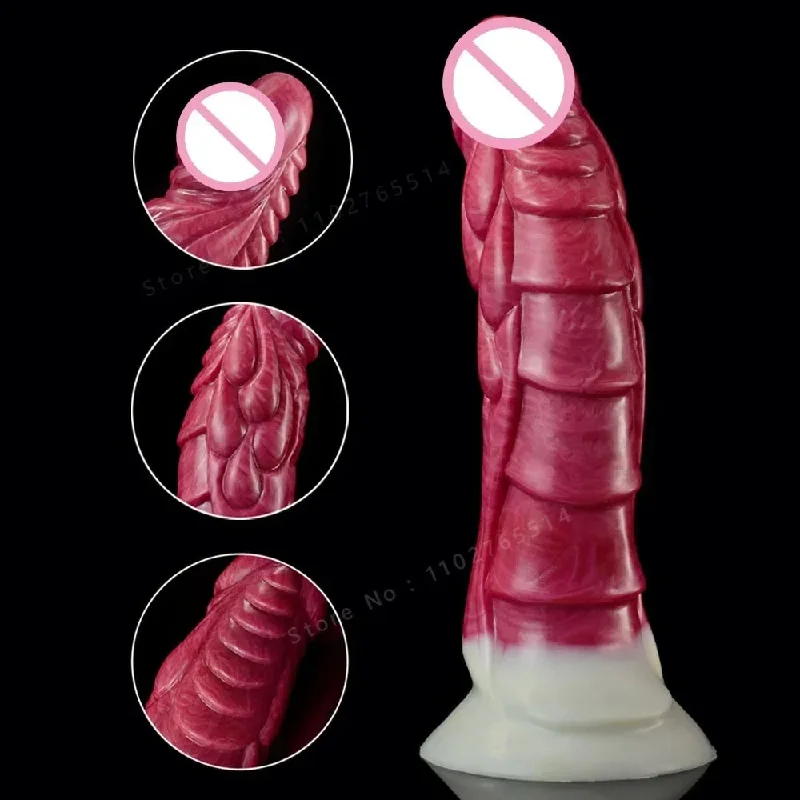 Ejaculating Monster Dragon Dildo Butt Plug - Water Jet Squirting Vagina Anal Sex Toys