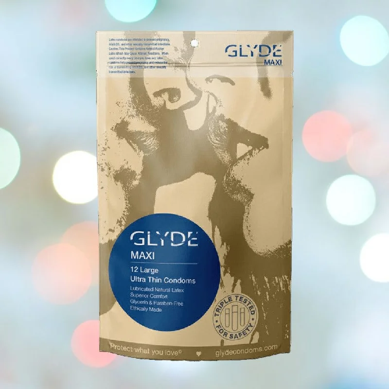 Glyde Maxi LARGE Size Vegan Condoms