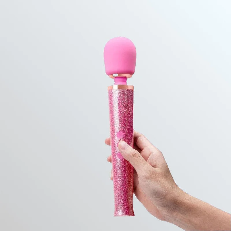 Le Wand 'All that Glimmers' Small Wand Vibrator - Pink