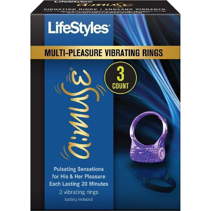 Lifestyles A:Muse Vibrating Ring | 3-Pack