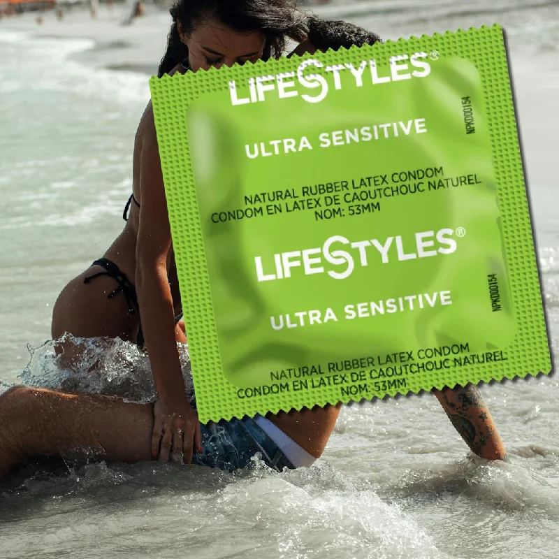 LifeStyles Ultra Sensitive Lubricated Condoms