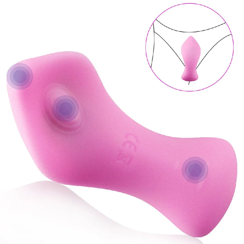 Liquid Silicone Invisible Wearable Rechargeable All-inclusive Vibrator