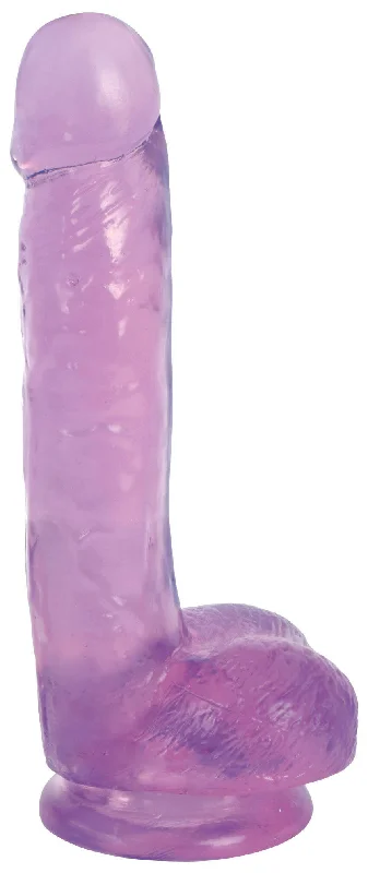 Lollicock 7 Inch Slim Stick With Balls - Grape Ice