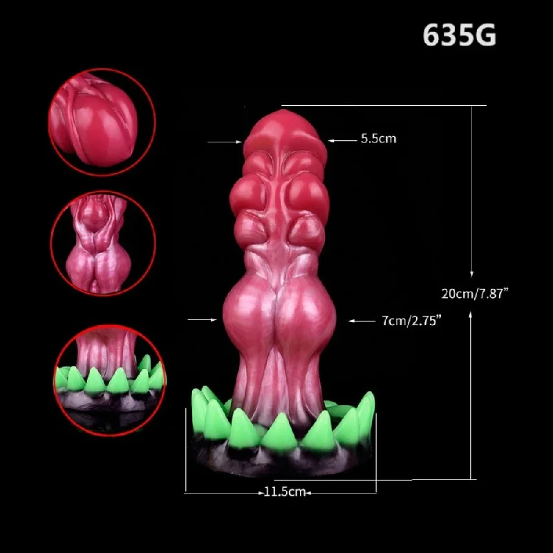 Monster Dildo Butt Plug - Exotic Silicone Alien Dildos Vaginal Anal Stimulator