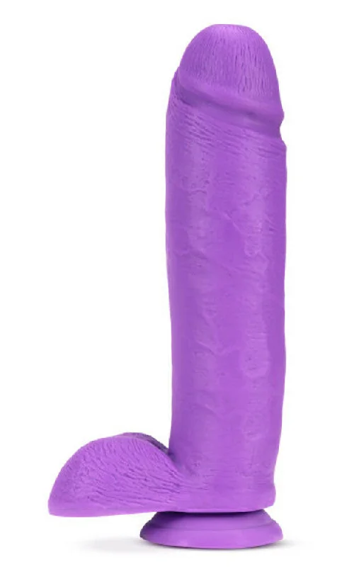 Neo - 11 Inch Dual Density Dildo - Neon Purple