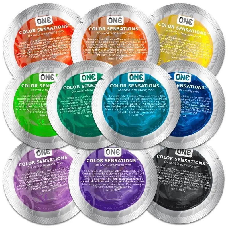 ONE Color Sensations Lubricated Condoms