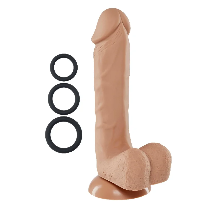 Pro Sensual Series 8 Inch Silicone Pro Odorless  Dong - Tan