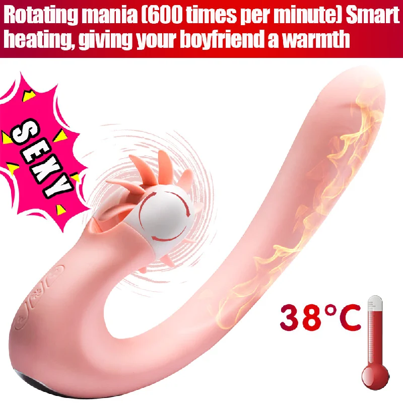 Safiman KYLIN Vibrator Heating Clitrois Licking Rotation Sex Toy