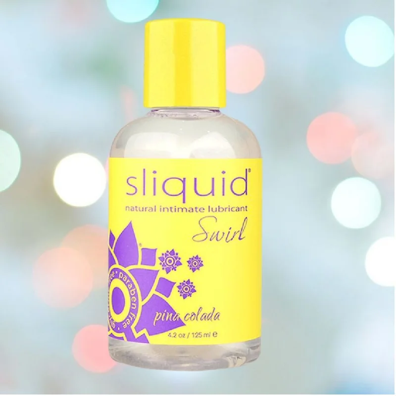 Sliquid Naturals Swirl Pina Colada Flavored Lube | 4.2oz