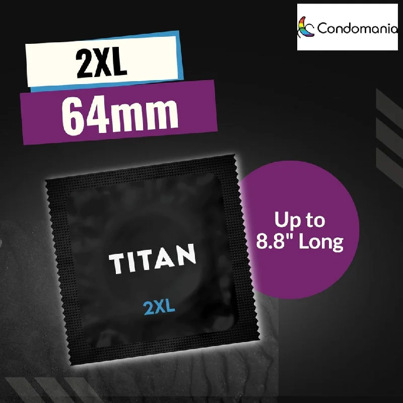 Titan 2XL Large Lubricated Condoms