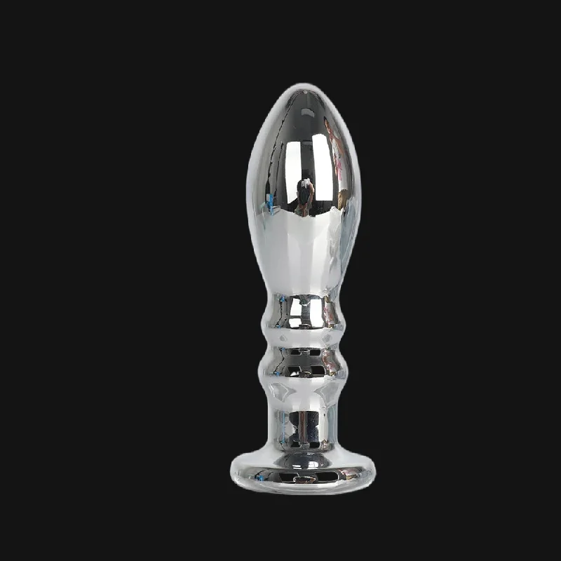 Vibrating Dildo Butt Plug - Metal Dildos G Spot Prostate Massage Anal Toys