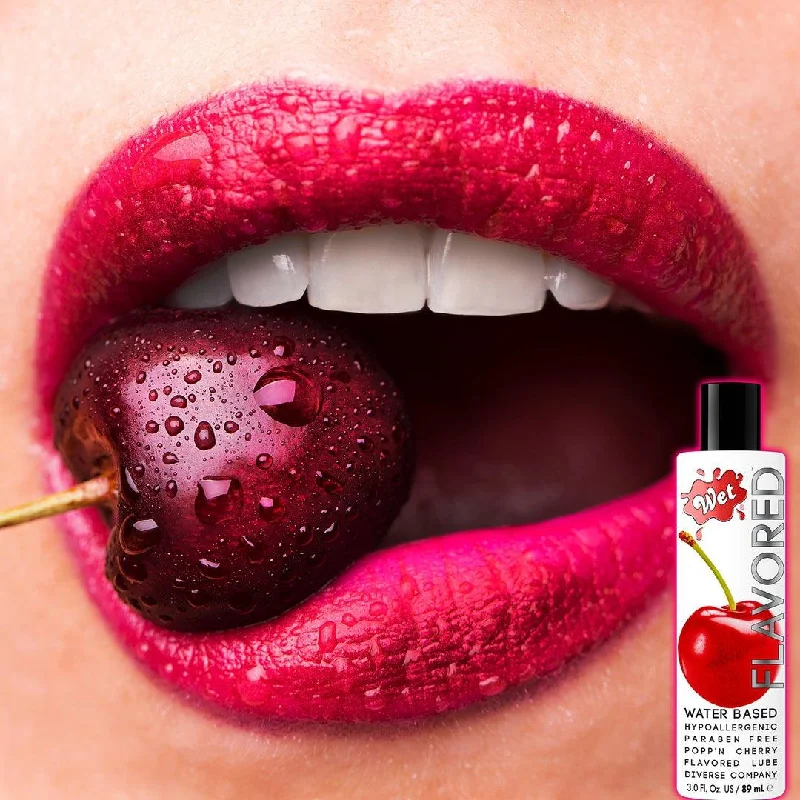 Wet Popp'n Cherry Flavored Lubricant 🍒 (3oz)