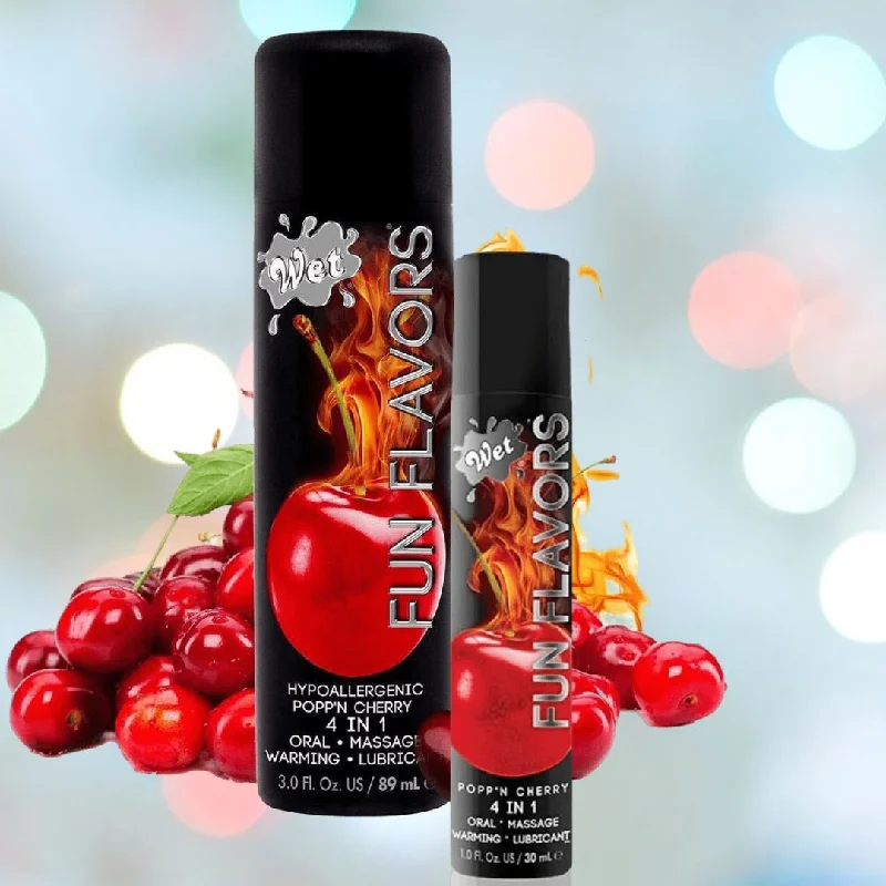 Wet "Popp'n Cherry" Warming Lubricant 🍒