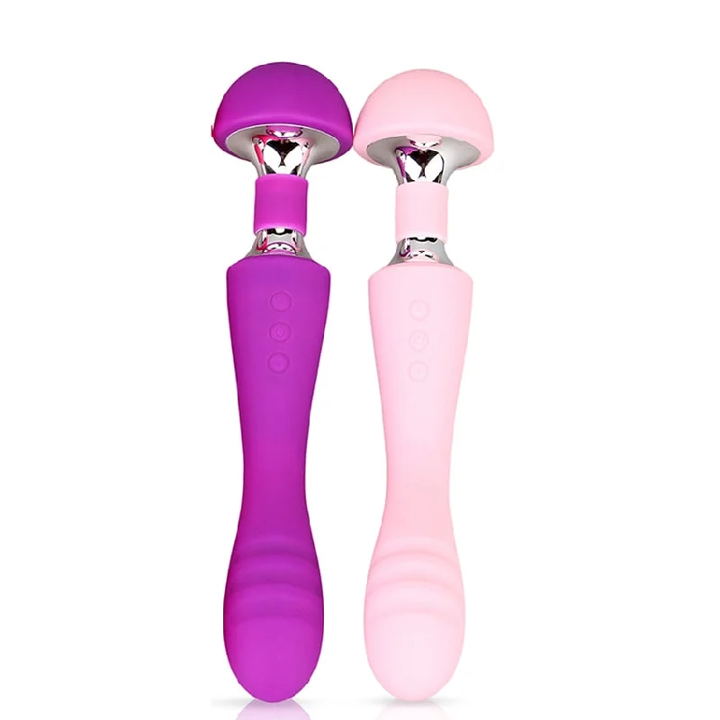 Wowyes I7 Double Mushroom Heads Wave Design Vibrator