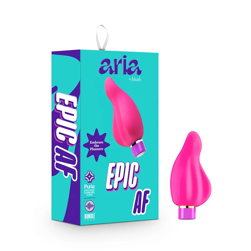 Blush Aria Epic AF Rechargeable Silicone Mini Vibrator Fuchsia