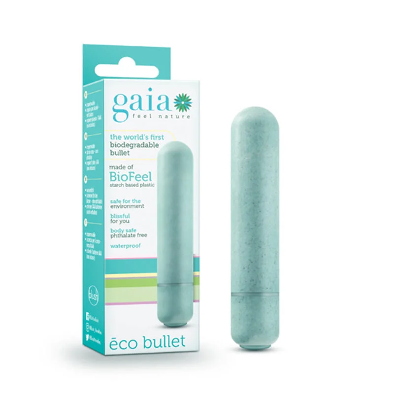 Blush Gaia Eco Bullet Single-Speed Vibrator Aqua