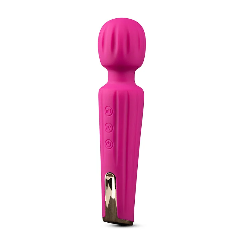 Blush Lush Allana Rechargeable Silicone Wand Vibrator Velvet