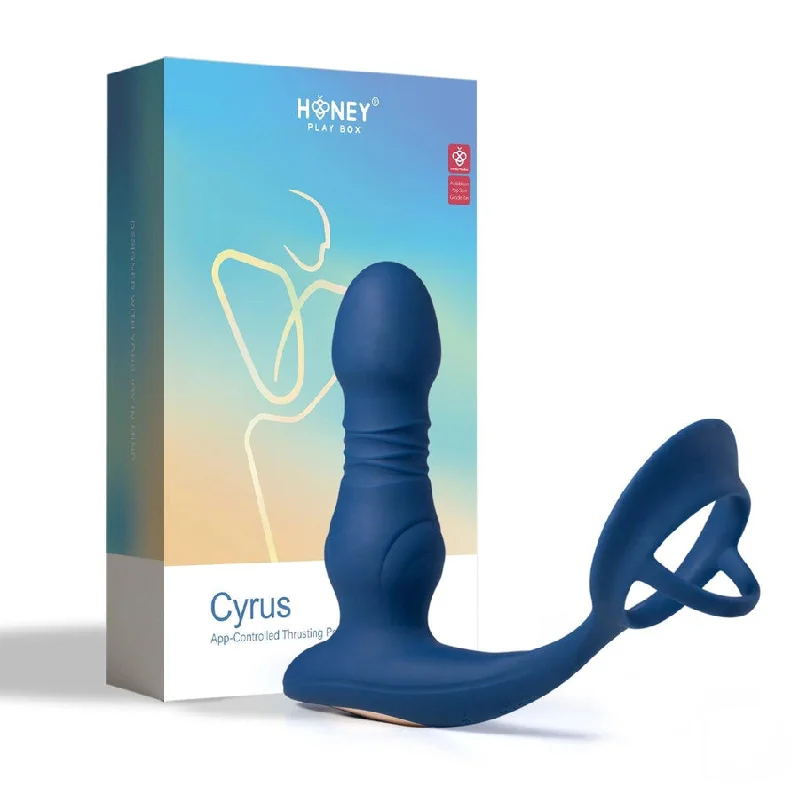 CYRUS App Controlled Thrusting Prostate Massager with Cock Ring