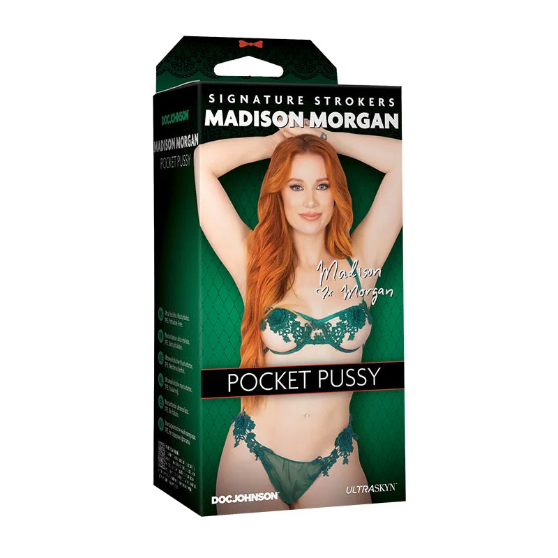 Doc Johnson Signature Strokers Madison Morgan ULTRASKYN Pocket Pussy Beige