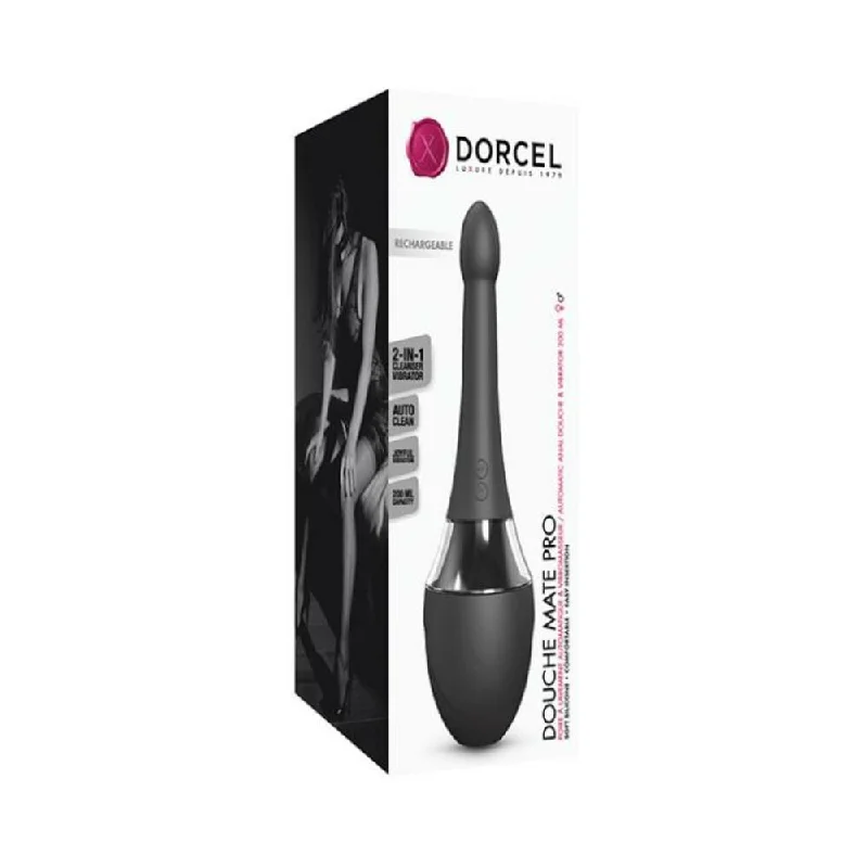 Dorcel Vibrating Douche Mate Pro - Black/Silver