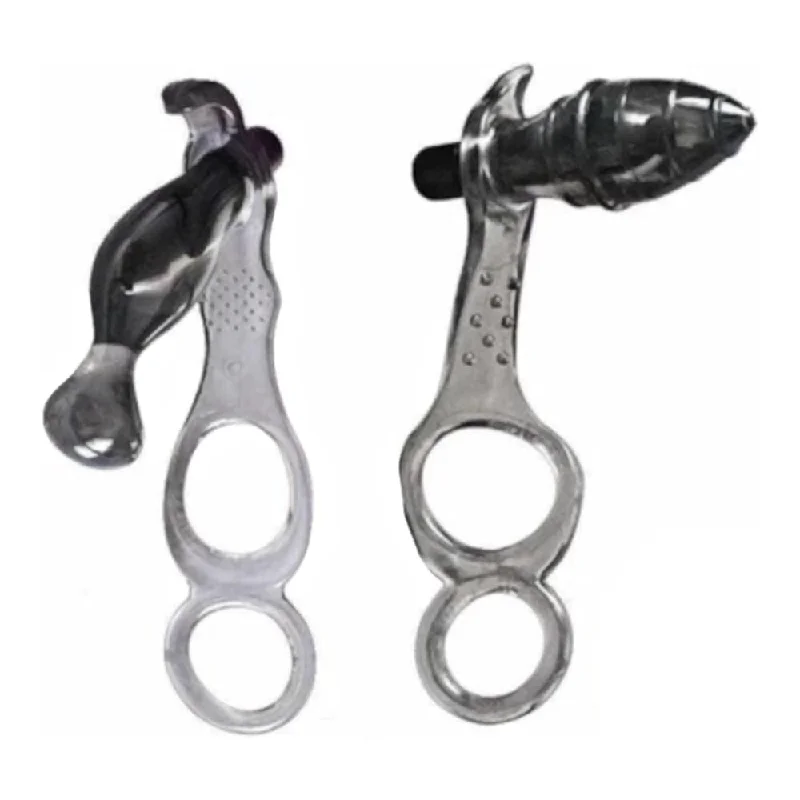 Dual Choke Ring With Anal Stimulator