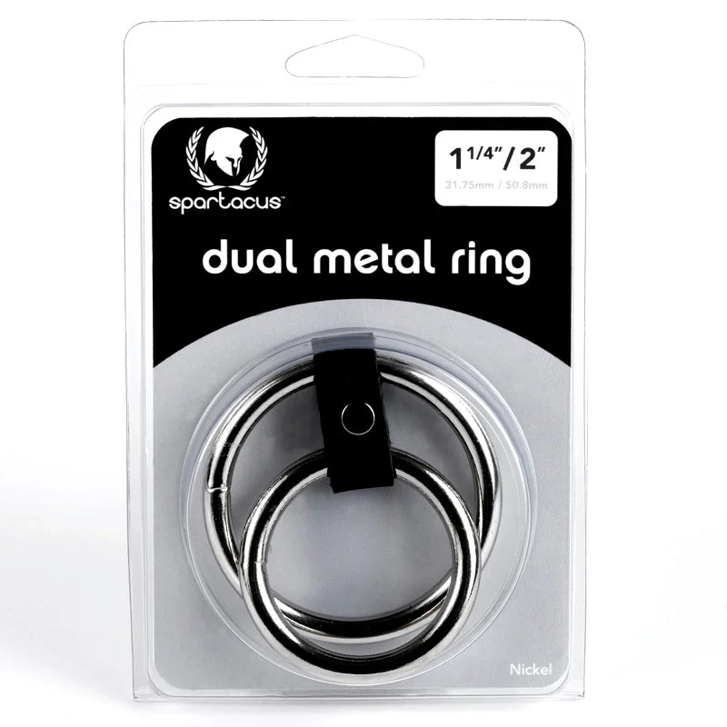 Dual Metal Cock Ring Nickle Plate