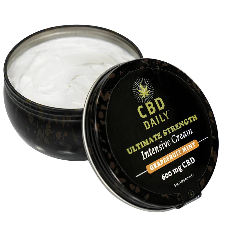 Earthly Body CBD Cream Grapefruit Mint 5 oz.