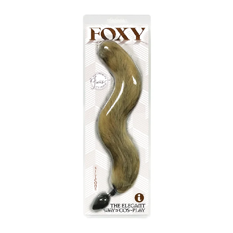 Foxy Silicone Tail Butt Plug-Gold