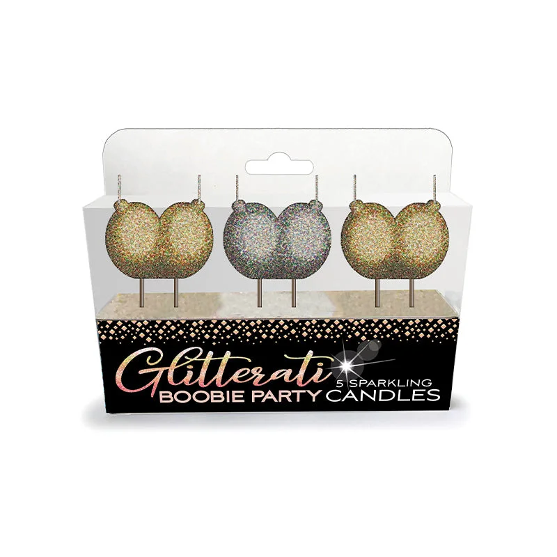 Glitterati Boobie Candle Set