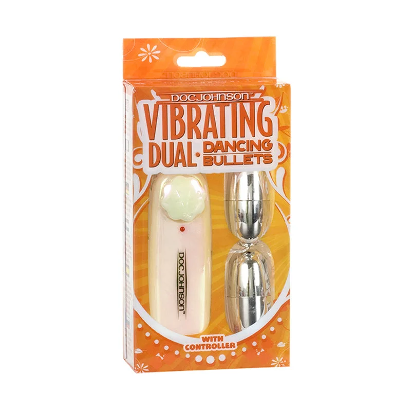 Vibrating Dual Bullets (Silver)