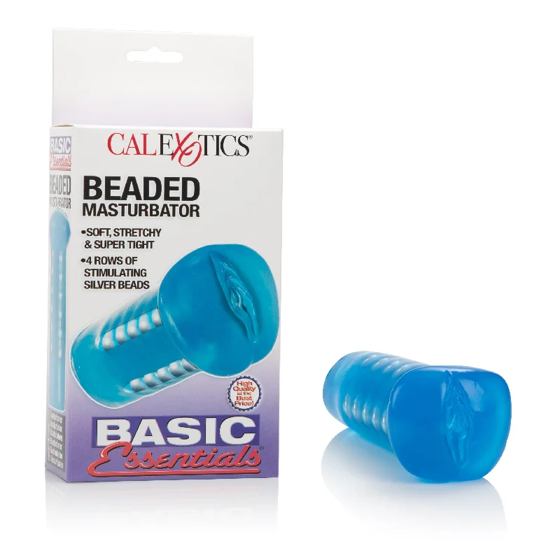 Silver Bead Sensation Stretchy Masturbator - Soft, Ridged, and Thrilling Fun!