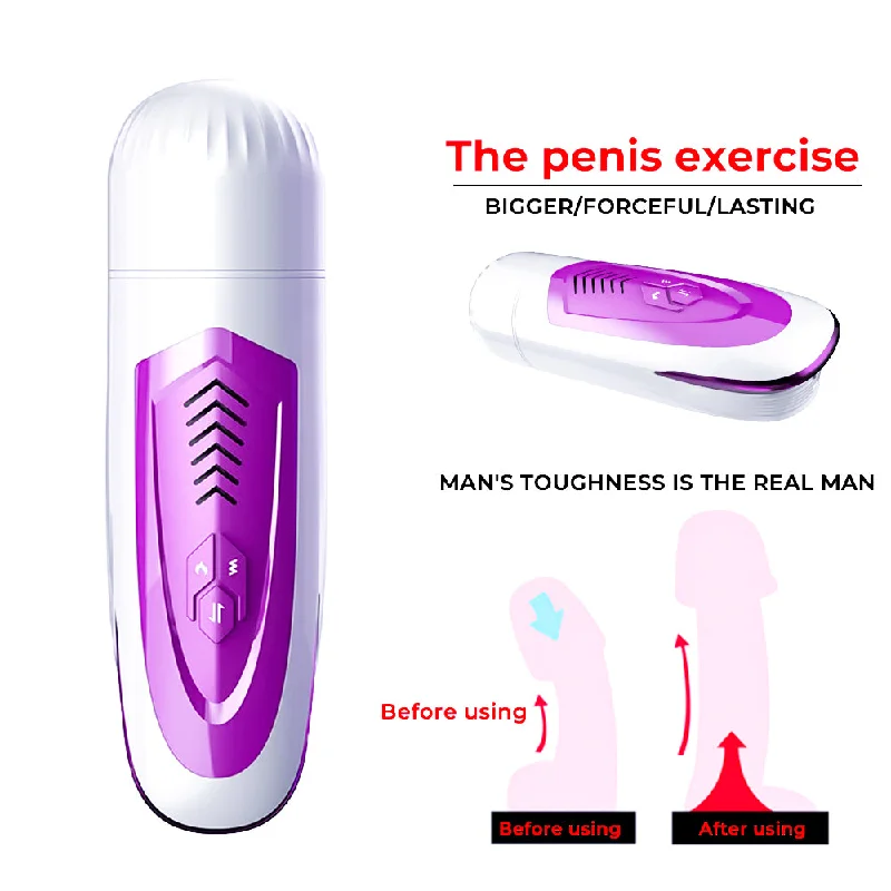 Dibe FF95 Fully Automatic Telescopic Heating Voice Male Masturbator