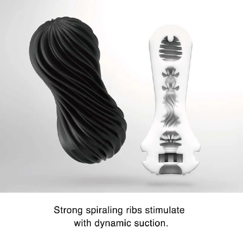 Tenga Flex Rocky Black Reusable Male Masturbator