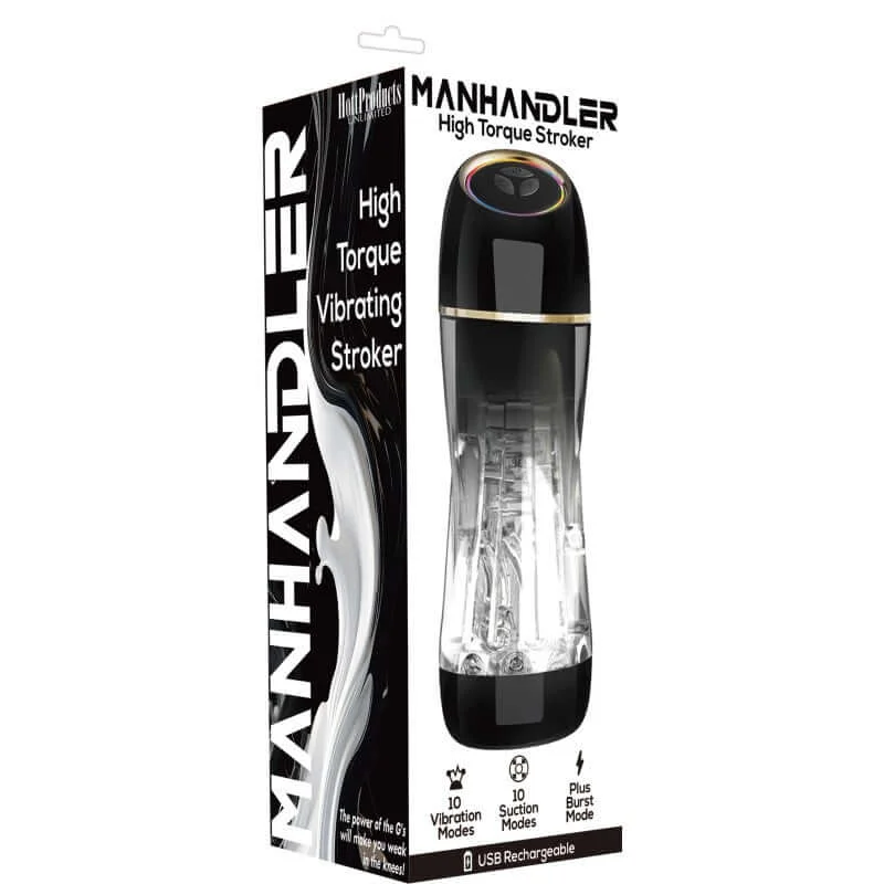 Manhandler Hi-Torque Stroker with 10 Suction Modes & Burst Function