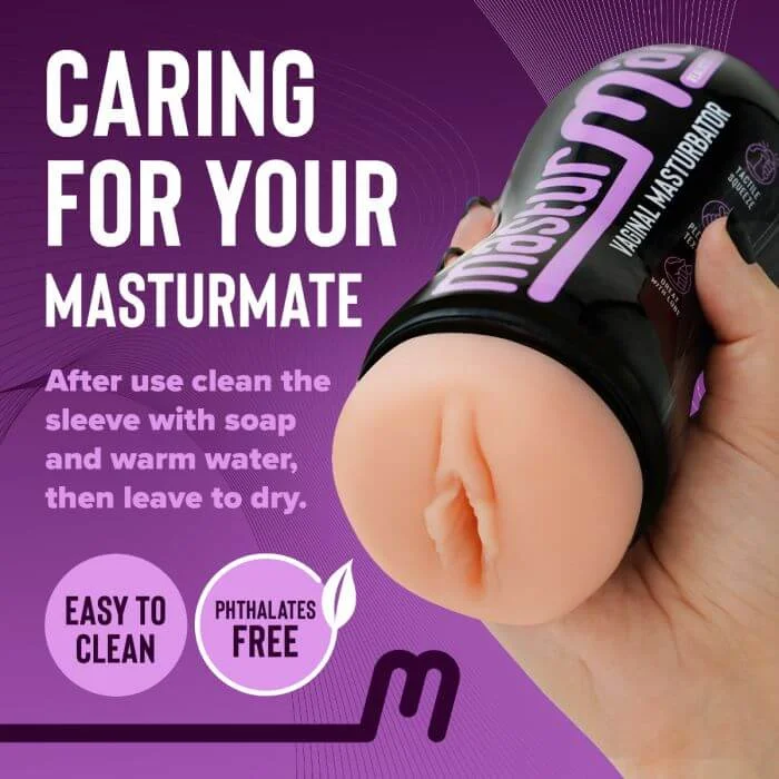 Masturmate Realistic Feel Male Stroker – Vagina Design – Mocha