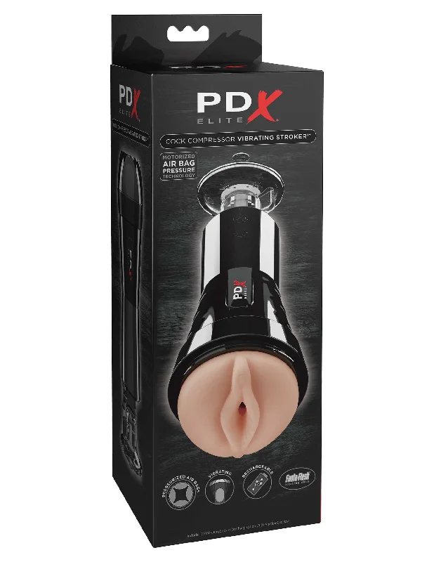 PDX Elite - Cock Compressor Vibrating Stroker