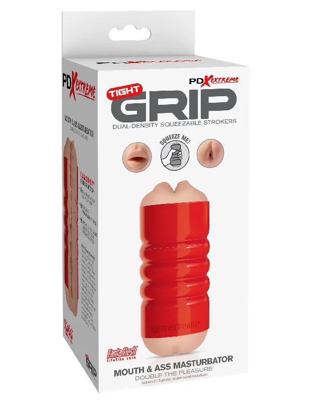 PDX Extreme - Tight Grip Mouth & Ass Masturbator