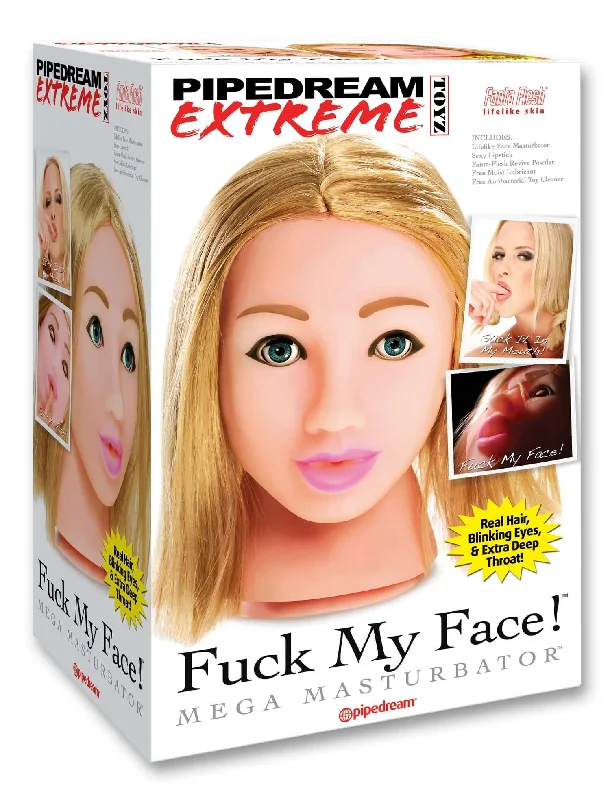 Experience the Ultimate Sensation with Pipedream Extreme Toyz Fuck My Face Blonde Mouth Masturbator