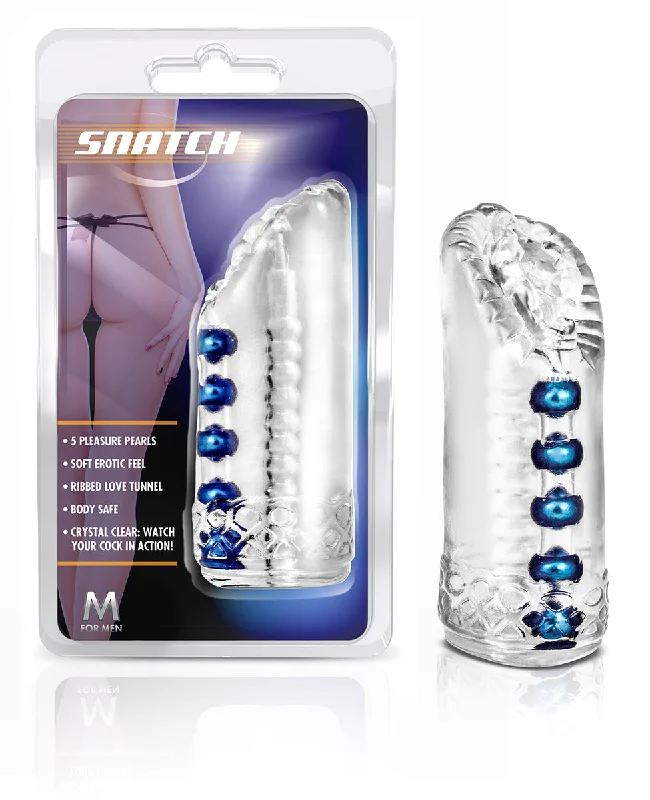 Product Title: Snatch Pleasure Tunnel with 5 Pearls and Soft Ribbed Design