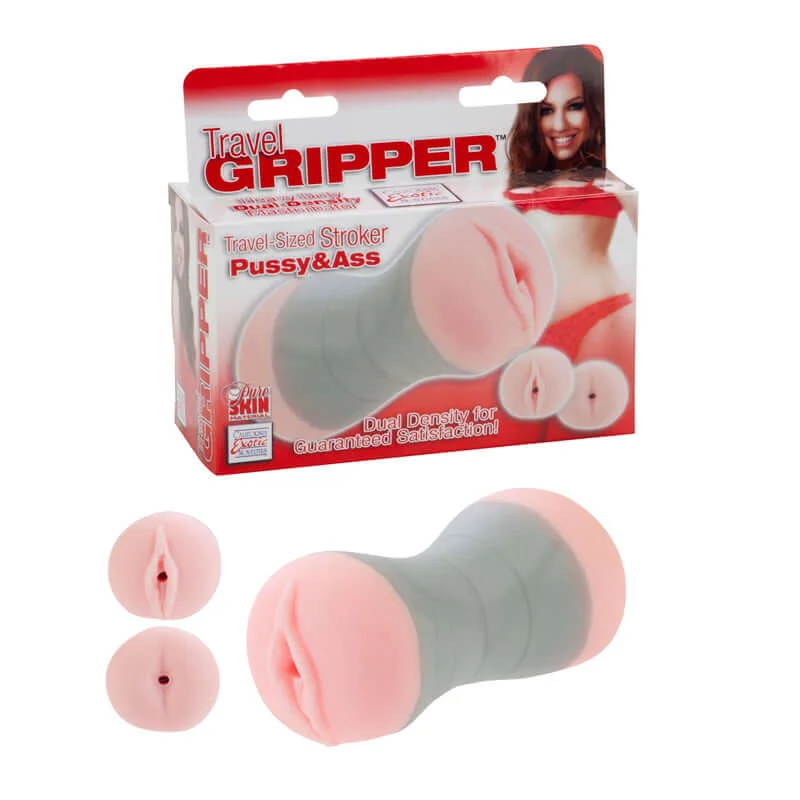 Travel Gripper Travel Sized Stroker Pussy and Ass